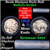 Image 1 : Buffalo Nickel Shotgun Roll in Old Bank Style 'Bell Telephone'  Wrapper 1916 & d Mint Ends