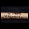 Image 4 : ***Auction Highlight*** Uncirculated 1c orig shotgun roll, 1948-s in old Brink's wrapper (fc)