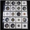 Image 1 : Page of 20 Mixed Foreign coins