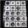 Image 1 : Page of 20 Mixed Foreign coins