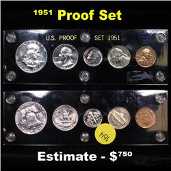 1951 United States Proof Set in Capital Plastic Holder