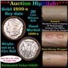 Image 1 : ***Auction Highlight*** Full solid date 1899-s Morgan silver dollar roll, 20 coins (fc)