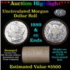 Image 1 : ***Auction Highlight*** 1889 & CC Uncirculated Morgan Dollar Shotgun Roll (fc)