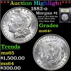 ***Auction Highlight*** 1882-o Morgan Dollar $1 Graded Choice+ Unc By USCG (fc)