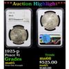 ***Auction Highlight*** NGC 1925-p Peace Dollar $1 Graded ms65 By NGC (fc)