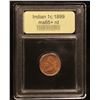 Image 4 : ***Auction Highlight*** 1899 Indian Cent 1c Graded Gem+ Unc RD By USCG (fc)