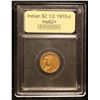 Image 4 : ***Auction Highlight*** 1910-p Gold Indian Quarter Eagle $2 1/2 Graded Select Unc By USCG (fc)