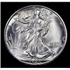 Image 2 : ***Auction Highlight*** 1945-d Walking Liberty Half Dollar 50c Graded GEM++ Unc By USCG (fc)