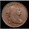 Image 2 : ***Auction Highlight*** 1800 C-1 Draped Bust Half Cent 1/2c Graded xf+ By USCG (fc)