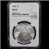 Image 2 : NGC 1896-p Morgan Dollar $1 Graded ms63 By NGC