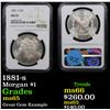 Image 1 : NGC 1881-s Morgan Dollar $1 Graded ms65 By NGC