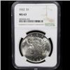 Image 2 : NGC 1922-p Peace Dollar $1 Graded ms63 By NGC