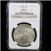 Image 2 : NGC 1925-p Peace Dollar $1 Graded ms63 By NGC