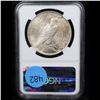 Image 3 : NGC 1924-p Peace Dollar $1 Graded ms63 By NGC