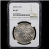 Image 2 : 1904-o Morgan Dollar $1 Graded ms63 By NGC