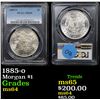 Image 1 : PCGS 1885-o Morgan Dollar $1 Graded ms64 By PCGS