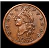 Image 2 : 1863 Liberty Cap Civil War Token 1c Grades Unc Details