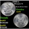 Image 1 : 1890-s Morgan Dollar $1 Grades Select Unc