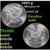 Image 1 : 1885-p Morgan Dollar $1 Grades Select Unc