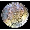 Image 2 : 1886-p Rainbow Toned Morgan Dollar $1 Grades Select Unc