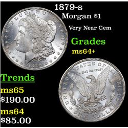 1879-s Morgan Dollar $1 Grades Choice+ Unc