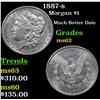 Image 1 : 1887-s Morgan Dollar $1 Grades Select Unc