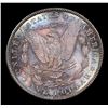 Image 3 : 1880-s Rainbow Toned Morgan Dollar $1 Grades Choice+ Unc
