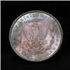 Image 7 : 1880-s Rainbow Toned Morgan Dollar $1 Grades Choice+ Unc