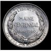 Image 2 : 1920 Maine Old Commem Half Dollar 50c Grades Choice Unc