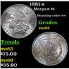 Image 1 : 1881-s Morgan Dollar $1 Grades Select Unc