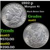 Image 1 : 1892-p Morgan Dollar $1 Grades Select Unc