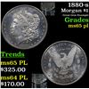 Image 1 : 1880-s Morgan Dollar $1 Grades GEM Unc PL