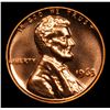 Image 2 : Proof 1963 Lincoln Cent 1c Grades Gem+= Proof Red
