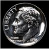 Image 2 : Proof 1956 Roosevelt Dime 10c Grades GEM++ Proof