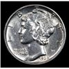 Image 2 : 1936-s Mercury Dime 10c Grades Select Unc FSB