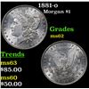 Image 1 : 1881-o Morgan Dollar $1 Grades Select Unc
