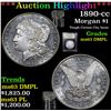 Image 1 : ***Auction Highlight*** 1890-cc Morgan Dollar $1 Graded Select Unc DMPL By USCG (fc)