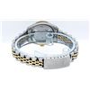Image 6 : Rolex Ladies 2 Tone 18K Gold Bezel Green String Diamond & Emerald Datejust Wrisw