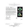 Image 5 : 4.80 ctw Emerald And Diamond Ring - 14KT Yellow Gold With Rhodium Plating