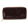 Image 1 : Louis Vuitton Amarante Vernis Monogram Zippy Wallet