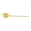 Image 1 : Script Stick Pin - 10KT Yellow Gold and Yellow Gold Plated