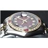 Image 4 : Rolex Ladies 2 Tone 18K Gold Bezel Red Vignette Diamond & Ruby Datejust Wristwat