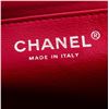 Image 6 : Chanel Red Chevron Quilted Leather Maxi Flap Bag
