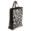 Image 1 : Celine Leopard Printed Jute Vertical Cabas Tote Bag