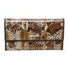 Image 1 : Gucci Brown Python Trifold Wallet