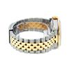 Image 6 : Rolex Mens 2 Tone 14K Black String Princess Cut Diamond Datejust Wristwatch