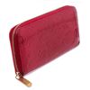 Image 3 : Louis Vuitton Red Vernis Leather Monogram Zippy Wallet