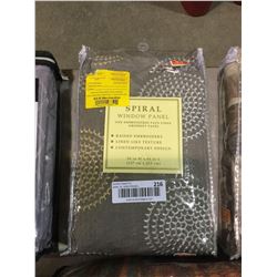 Spiral Window Panel Grommet Panel (50" x 84")