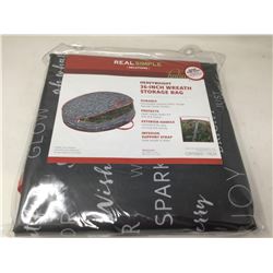 Real Simple Heavy Weight 36inch Wreath Storage Bag