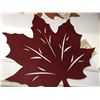 Image 2 : Lot of Reversible Felt Leaf Placemats